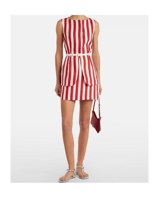 Posse Red Pamela Striped Linen Vest