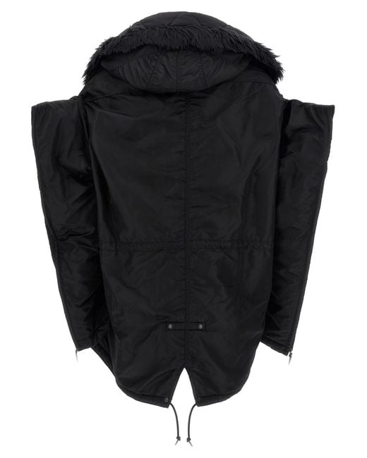 Junya Watanabe Black Oversize Puffer Jacket