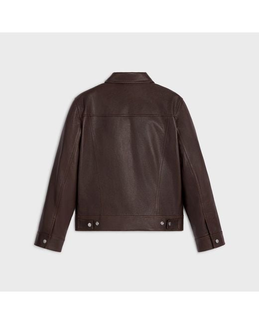 Céline Brown Trucker Jacket for men