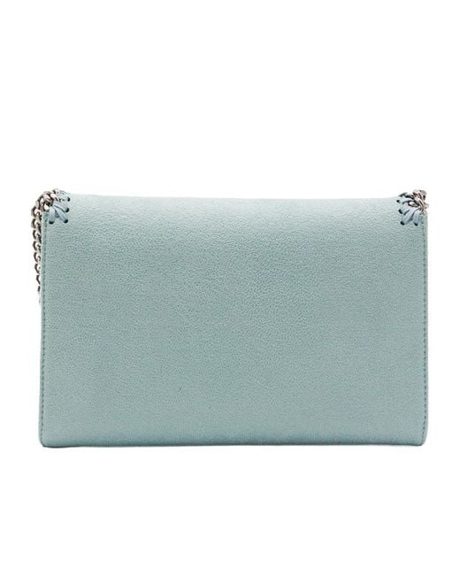 Stella McCartney Blue Falabella Mini Shoulder Bag