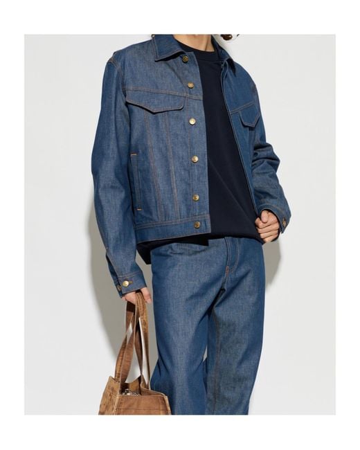 Moschino Blue Logo-Patch Sweatshirt for men