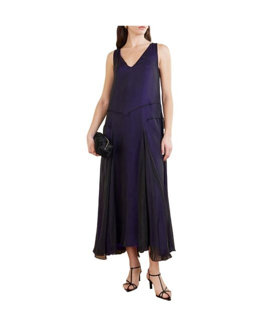 Kallmeyer Blue Asymmetric Dress
