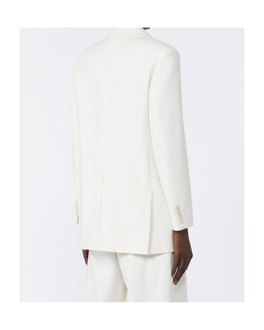 Max Mara White Olimpia Jacket