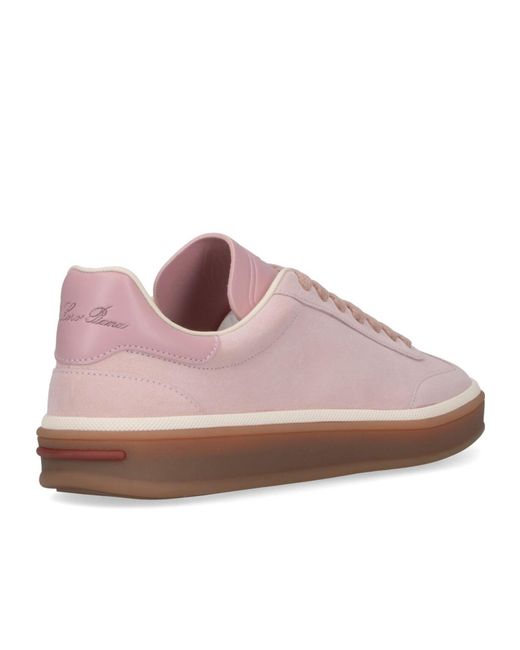 Loro Piana Pink 'Tennis Walk' Sneakers