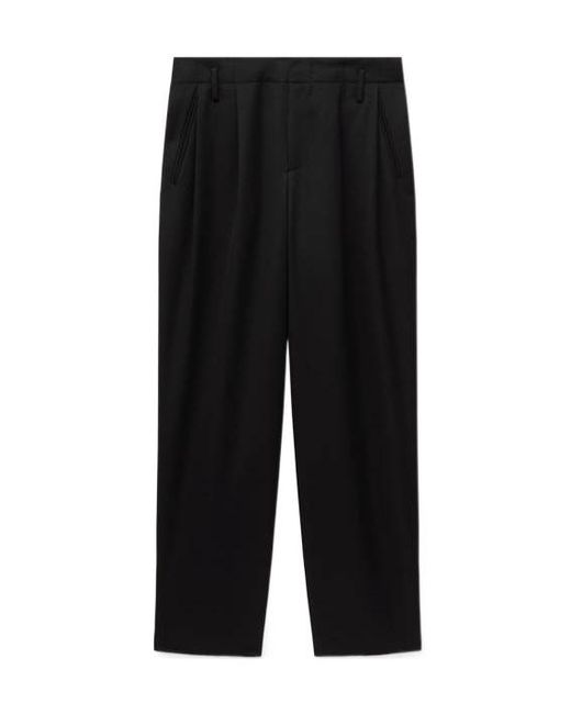 KENZO Black Tailored Pleated Loose Pants
