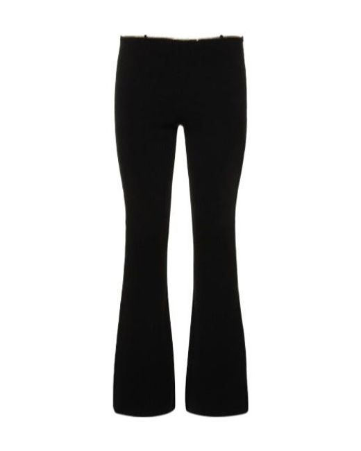 Alexander Wang Black Logo Chain Casual Pants
