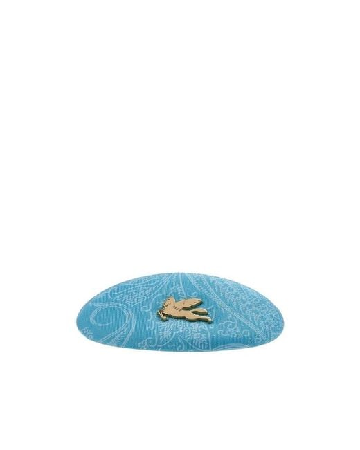 Etro Blue Logo Headwear