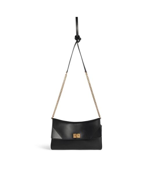 Balenciaga Black Rodeo On Chain Wallet