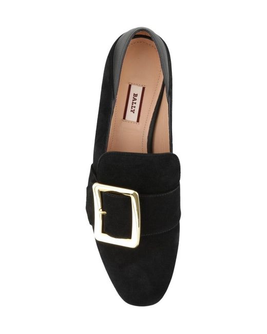 Bally Black Janelle Buckle Ring Love Shoes