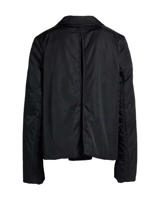Marni Black Solid Color Long-Sleeve Coat