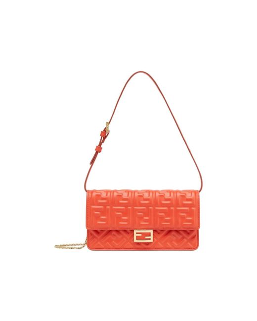 Fendi Red Nappa Leather Wallet