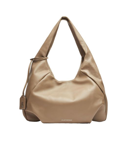 Stuart Weitzman Natural Moda Hobo Bag