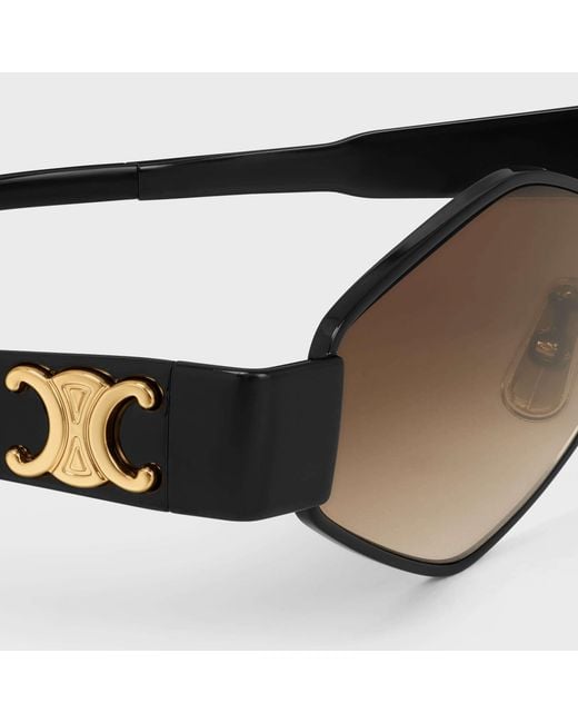 Céline White Triomphe Metal 02 Sunglasses