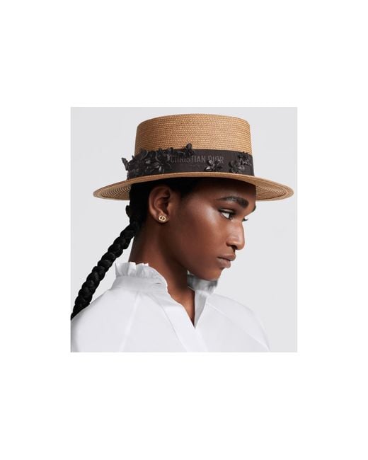 Dior White Odeo Small Brim Hat