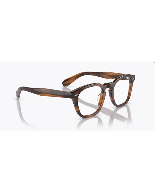 Oliver Peoples White N.03 Square-Frame Glasses for men