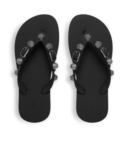 Balenciaga Multicolor Cagole Stud Embellished Sandals