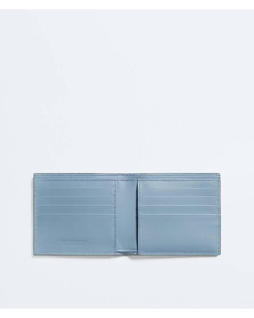 Bottega Veneta Green Intrecciato Bi-Fold Wallet for men