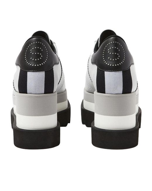 Stella McCartney White Sneakelyse Platform Trainers