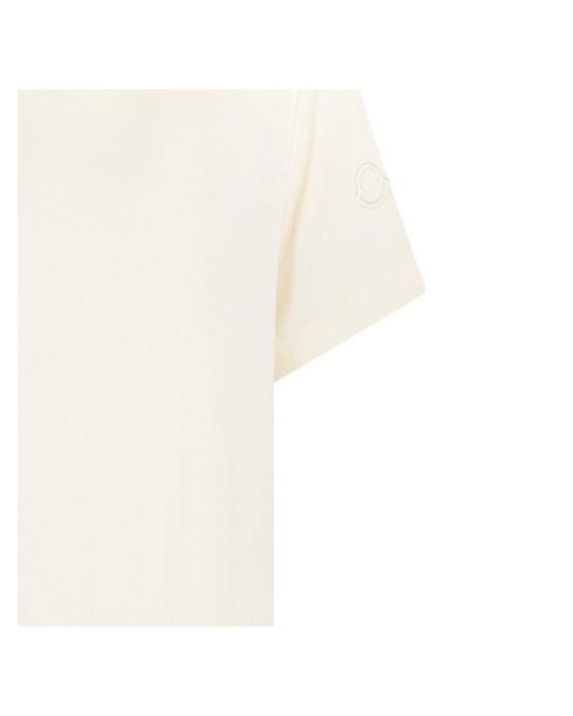 Moncler Natural Logo Patch T-Shirt
