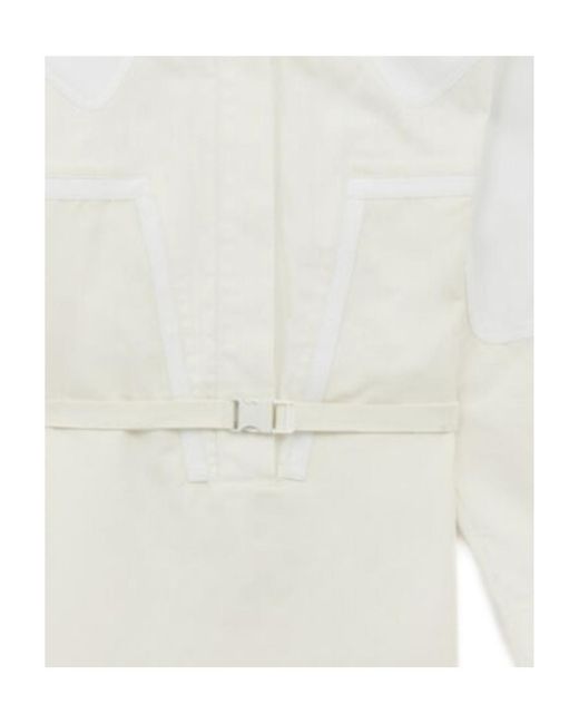 Stella McCartney White Liana Belted-Waist Minidress