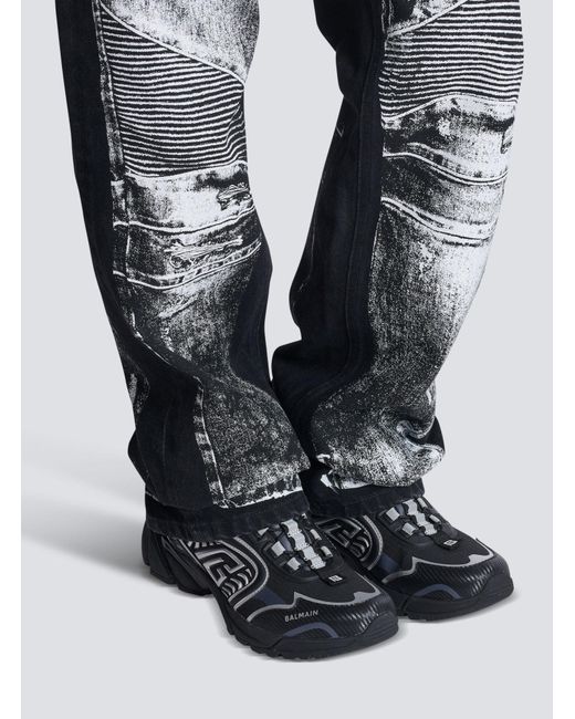 Balmain Black Sneakers for men