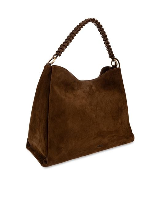 Cult Gaia Brown Logo Tote Bag