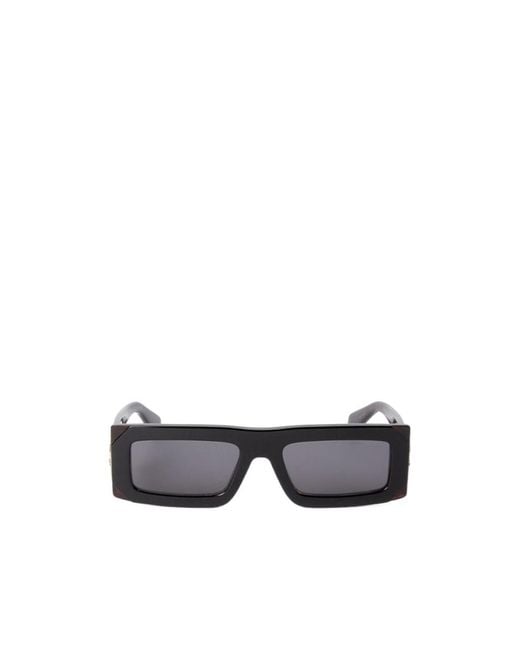 Off-White c/o Virgil Abloh White Rectangular Frame Sunglasses for men