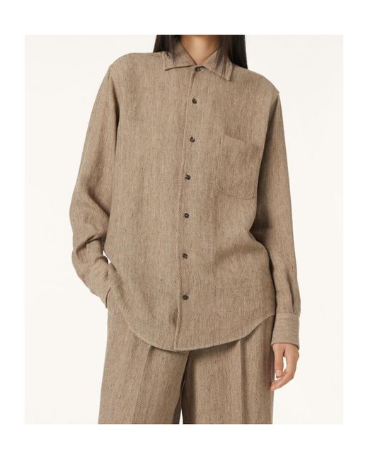 Loro Piana Natural André Long-Sleeved Shirt