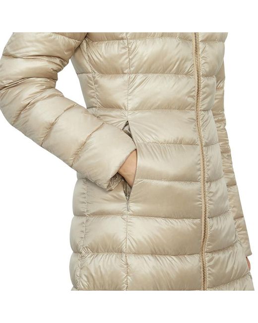 Herno Natural Faux-Fur Collar Coat