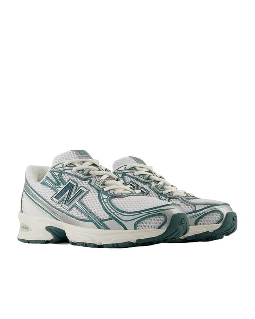 New Balance Gray 740 Lace-Up Sneakers for men