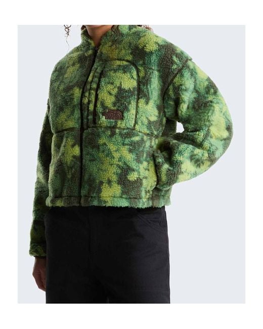 The North Face Green Extreme Pile 2 Printed Jacket W