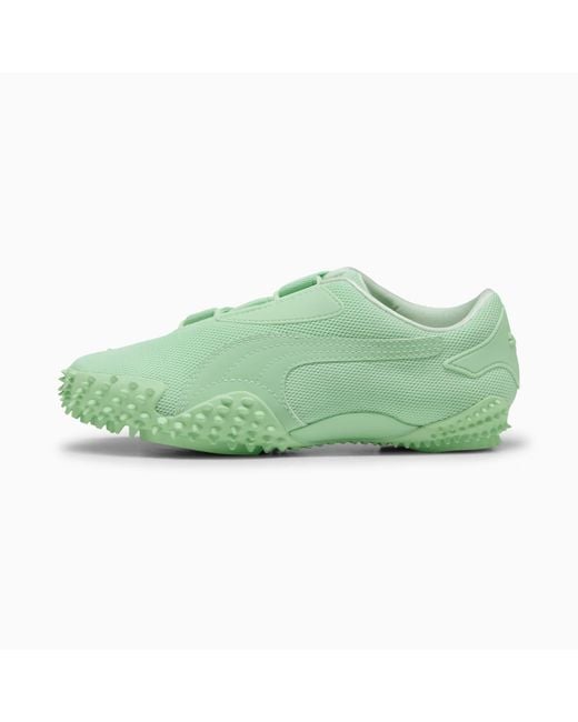 PUMA Green Mostro Ectasy Spiked-Sole Running Sneakers for men