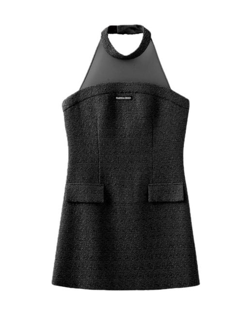 Marissa Chiara Halter Neck Dress in Black | Lyst Marissa Chiara Halter Neck Dress in Black | Lyst