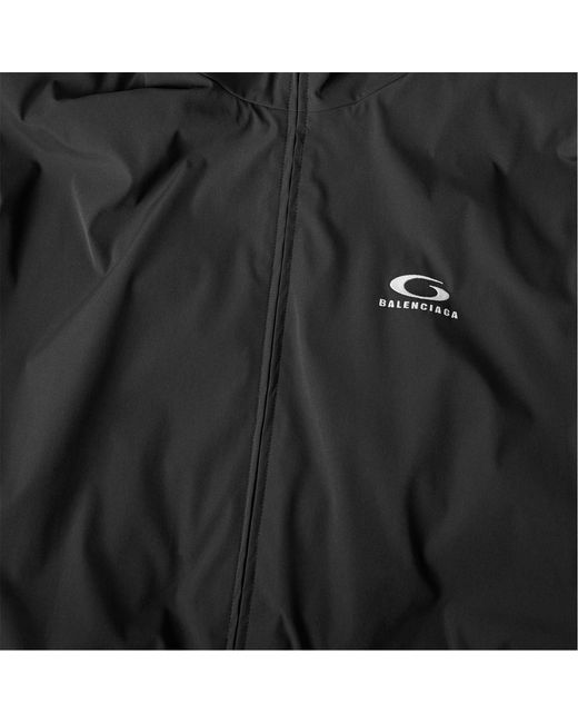 Balenciaga Black Logo Casual Jacket for men