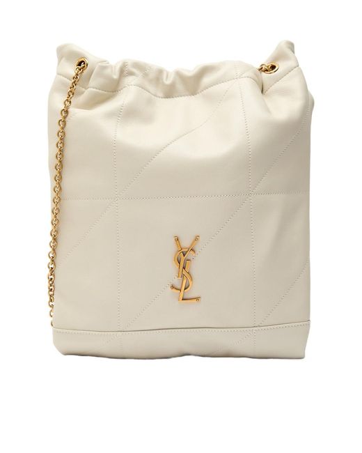Saint Laurent Natural Jamie 4.3 Leather Shoulder Bag