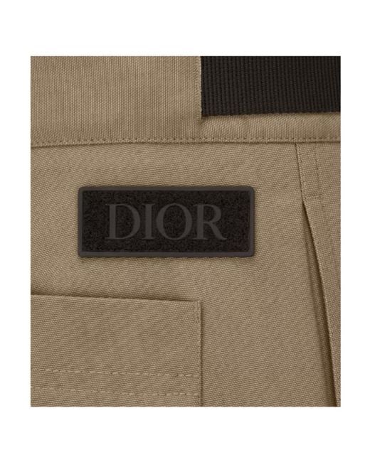 Dior Natural Homme Belted Straight Leg Pants for men