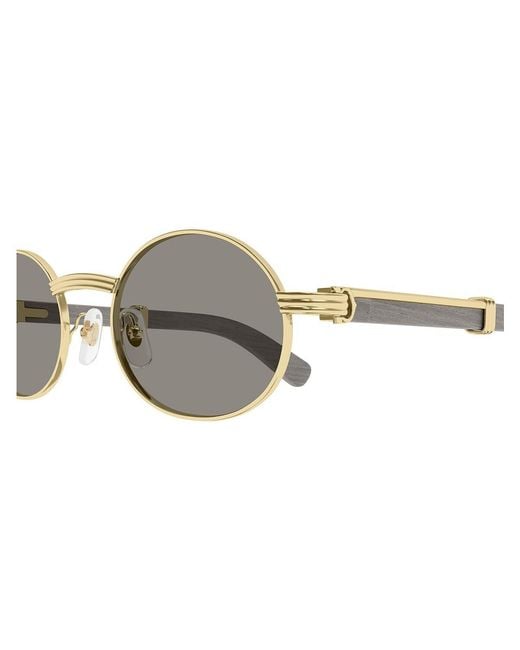 Cartier Multicolor Oval-Frame Sunglasses for men