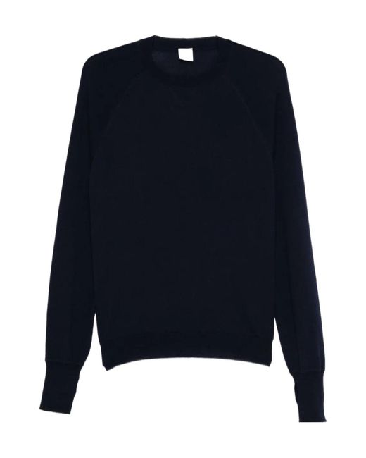 Eleventy Blue Round-Neck Sweater for men