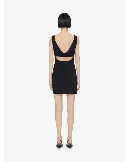 Givenchy Black Sleeveless Mini Dress