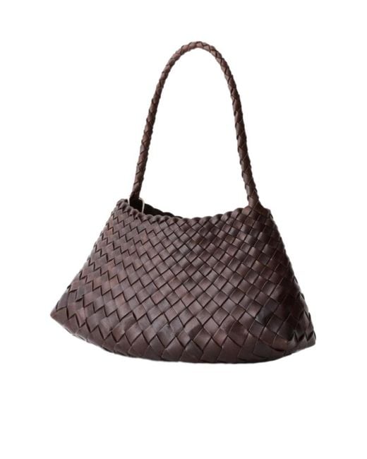 Dragon Diffusion Brown Rosanna Mini Leather Shoulder Bag