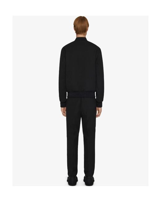 Givenchy Black Zip-Up Bomber Jacket for men