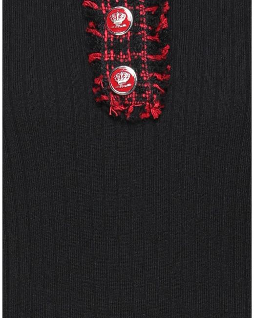 Dolce & Gabbana Black Solid Color Jumpers