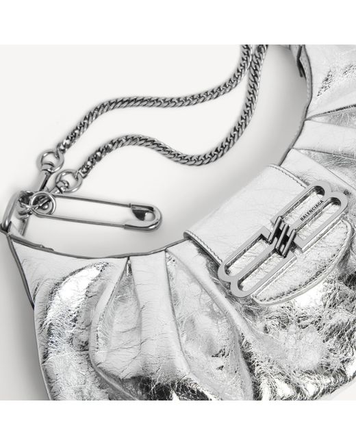 Balenciaga Pamela Metallic Shoulder Bag