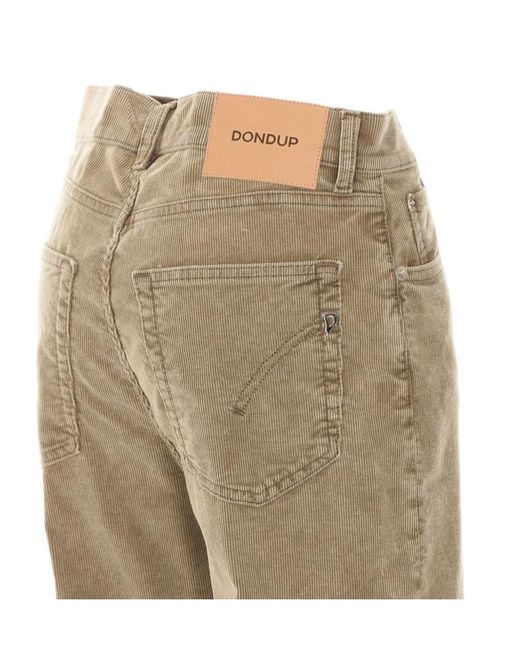 Dondup Natural Logo-Patch Denim Trousers