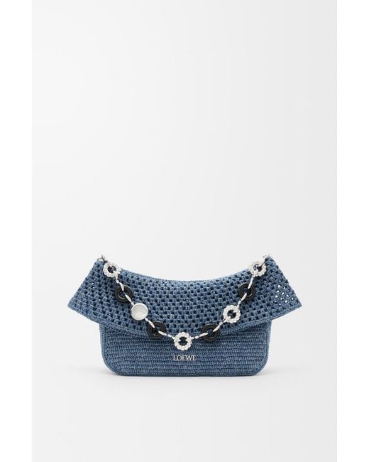 Loewe Blue Paulas Ibiza Ola Shoulder Bag