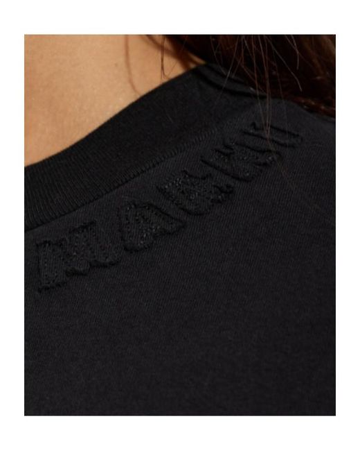 Marni Black Logo-Patch T-Shirt
