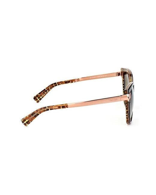 Max Mara Metallic Round Sunglasses