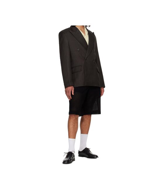 Séfr Black Marlo Shorts for men