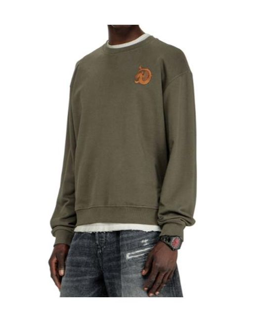 DIESEL Green Norm-Aa4 Sweatshirt for men