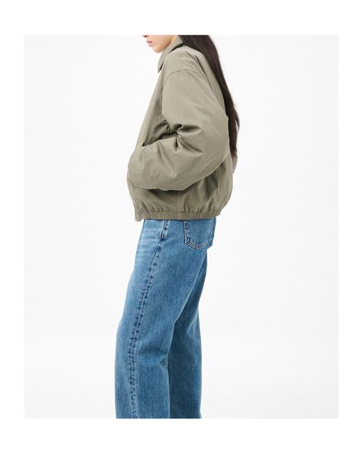 Our Legacy Blue Cropped Avenue Puffer Jacket